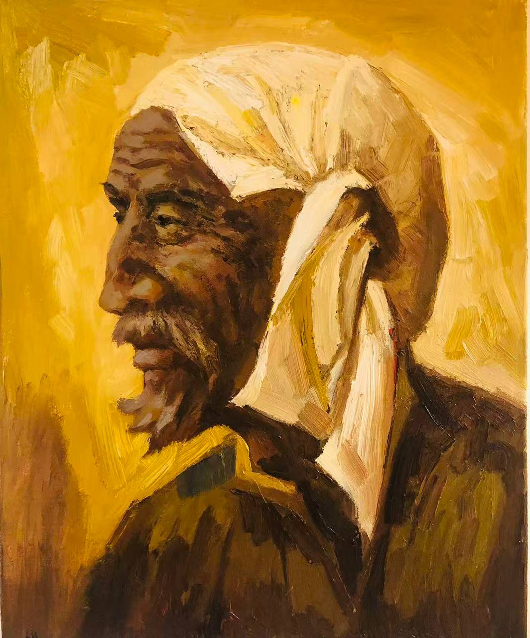 Autumn Leaves - Oil on Board