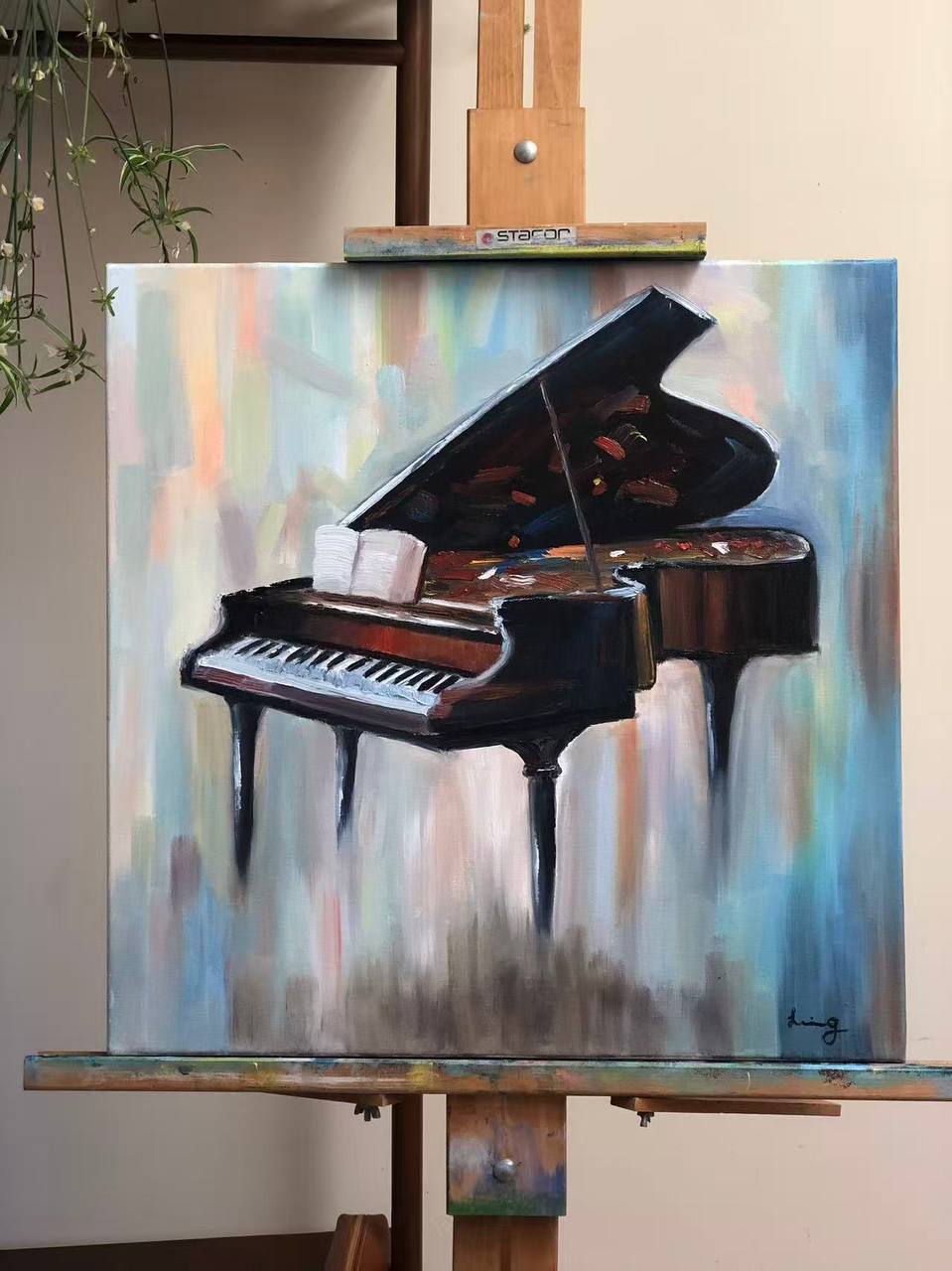 Floral Still Life - Oil on Canvas